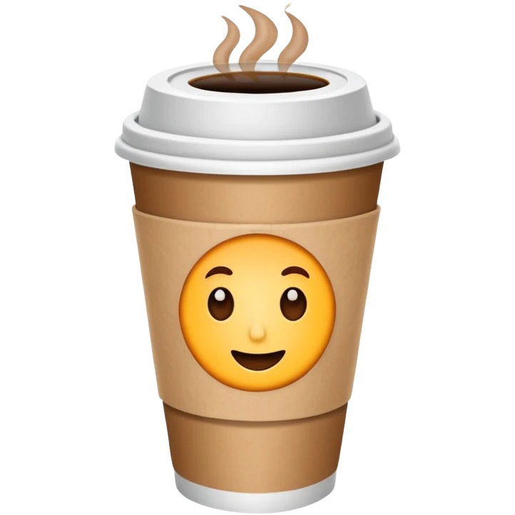 Takeaway coffee emoji