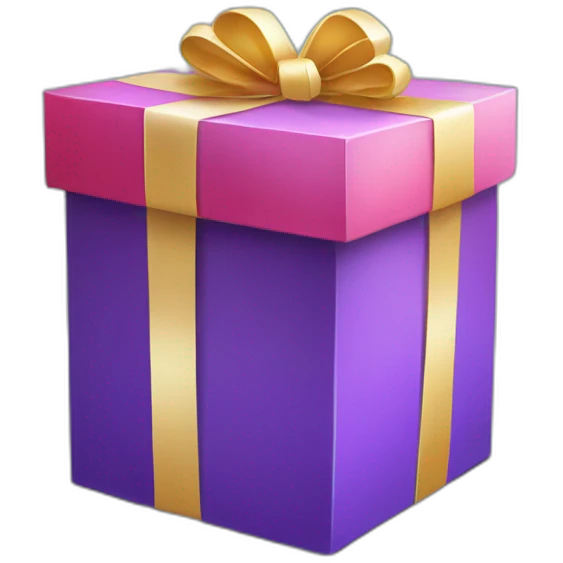festive santa hat gift box O emoji