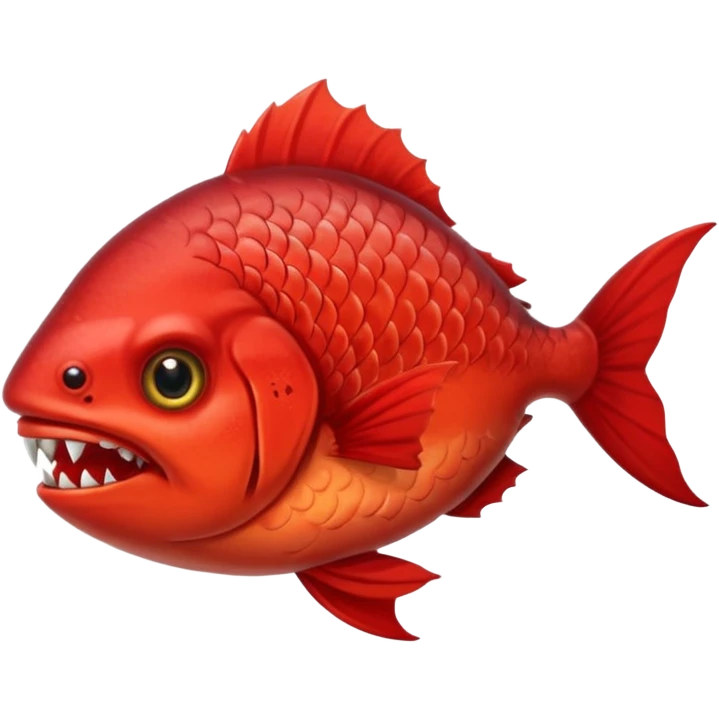 cute Piranha emoji