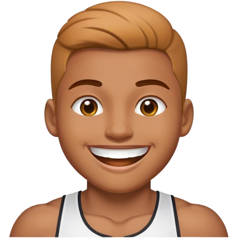 Strahlen sportlich  emoji