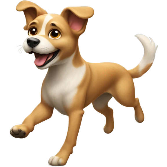 Dancing dog emoji