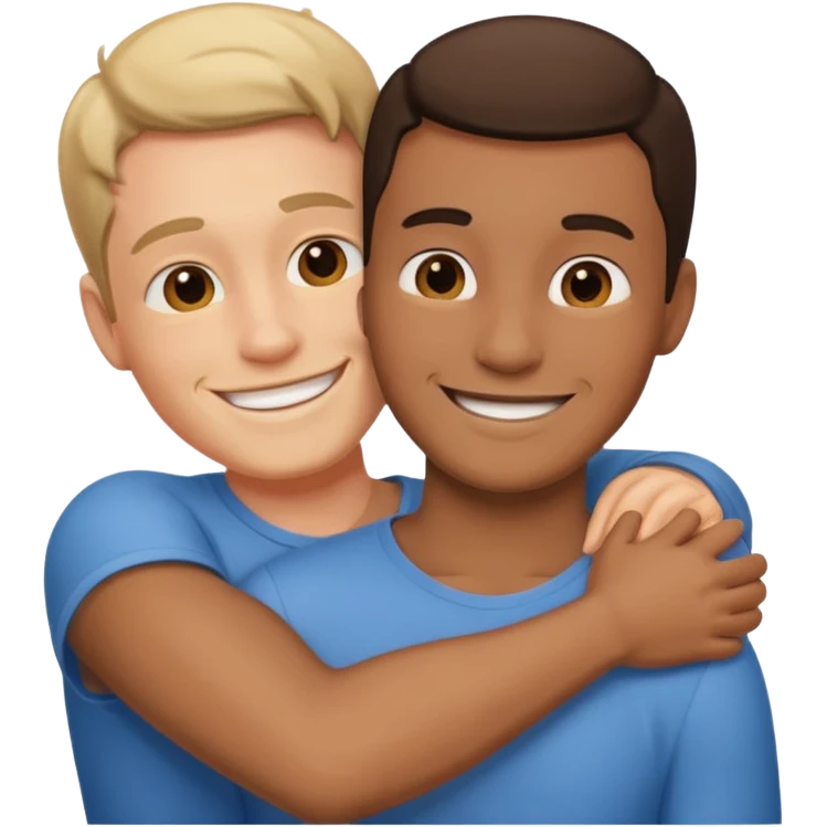 Hugging man emoji
