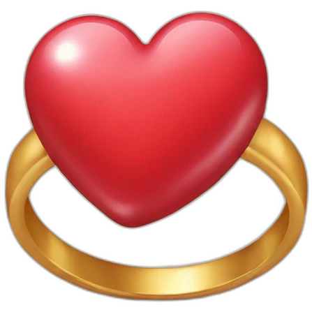heart with ring emoji