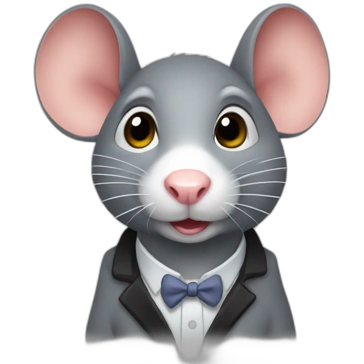 smart rat emoji