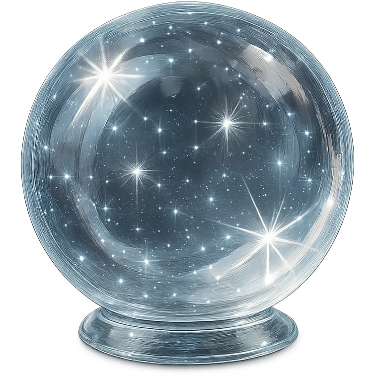 sparkling crystal ball emoji