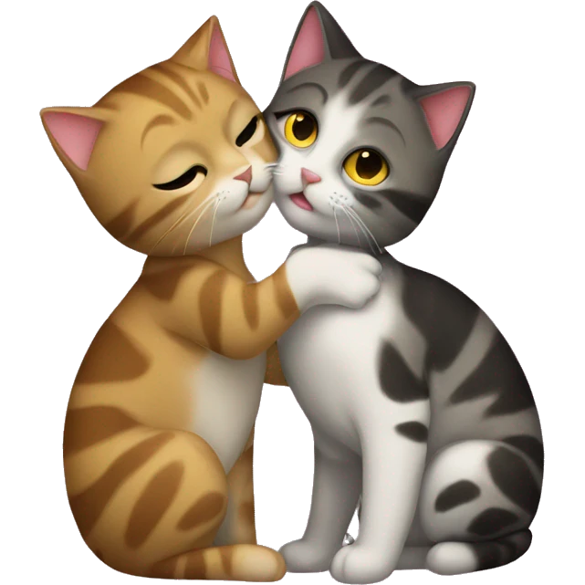 kiss cats emoji