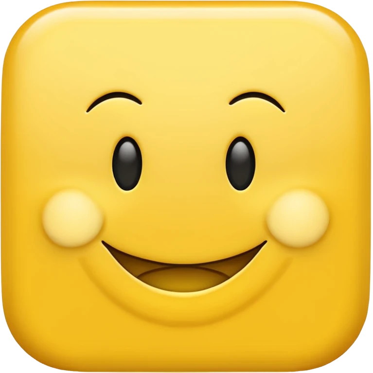 minimalist yellow smiley face emoji