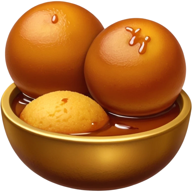 Gulab jamun emoji