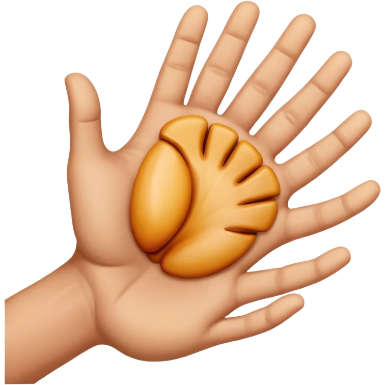 Palm in the stomach emoji