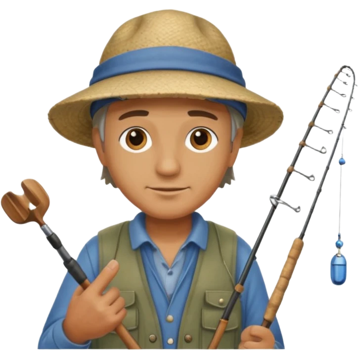 Fisher man  emoji