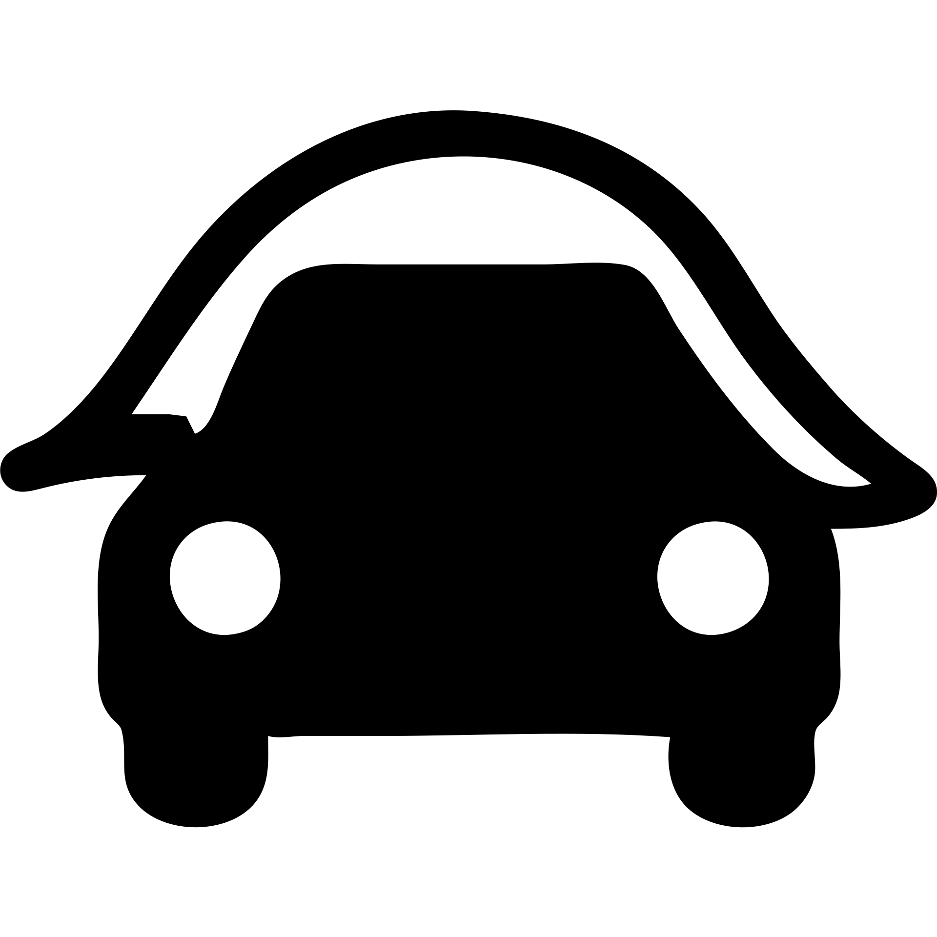 modern solid minimalistic icon of a car covered with a transparent film emoji