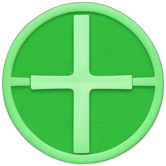 circle cross green emoji