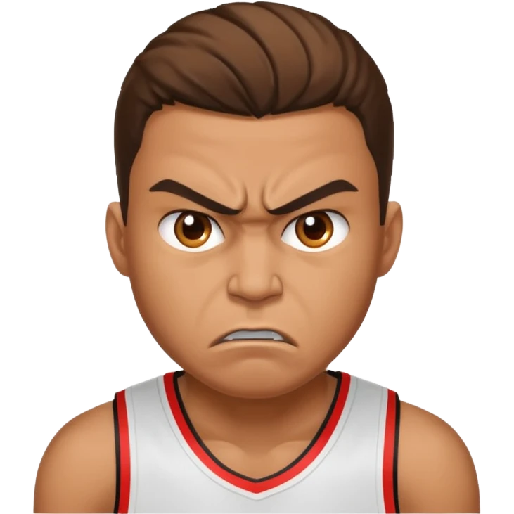 basketball player angry emoji