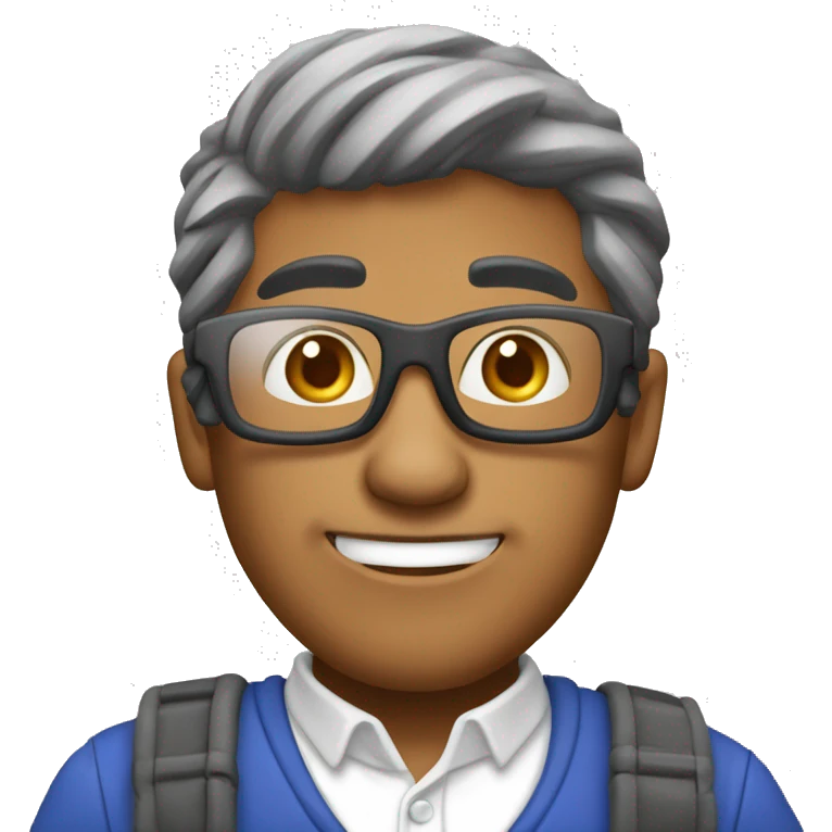 молодой оператор который сидит за компьютером emoji