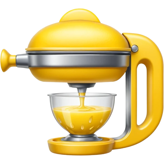 mac os icon fruit squeezer, lemon yellow bright crisp emoji