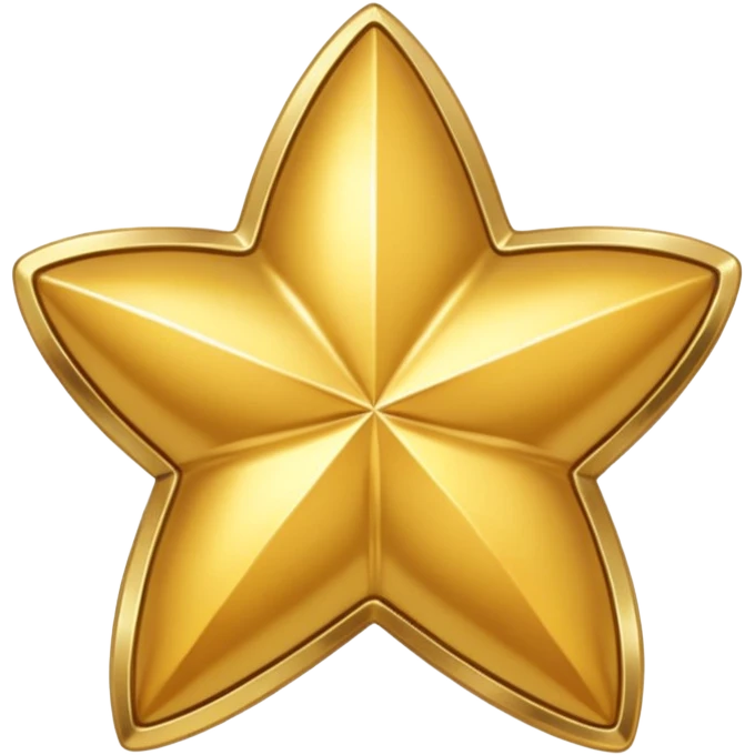 golden star-shaped trinket emoji