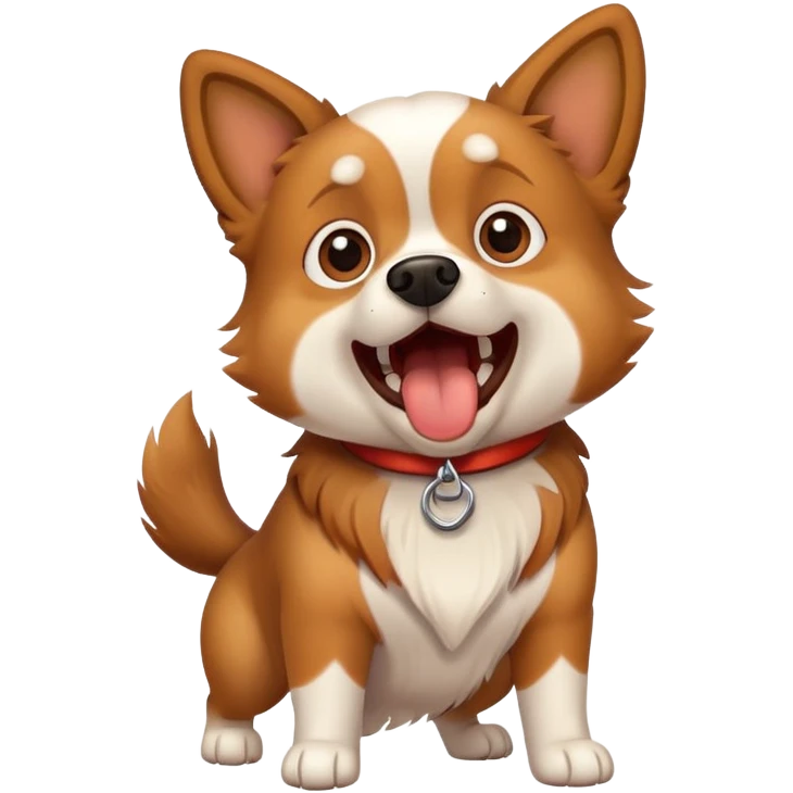 Dog barking emoji