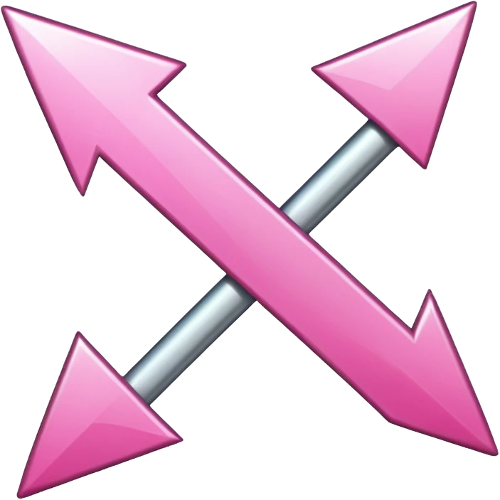 Pink reverse arrow  emoji