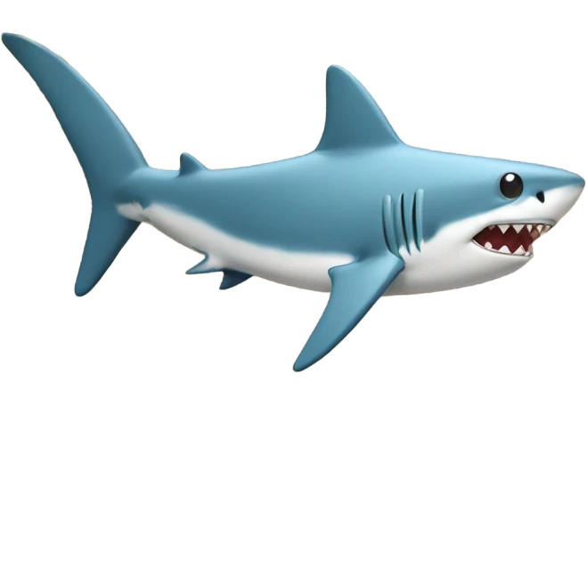 Shark wearing a bikini on a surfboard  emoji