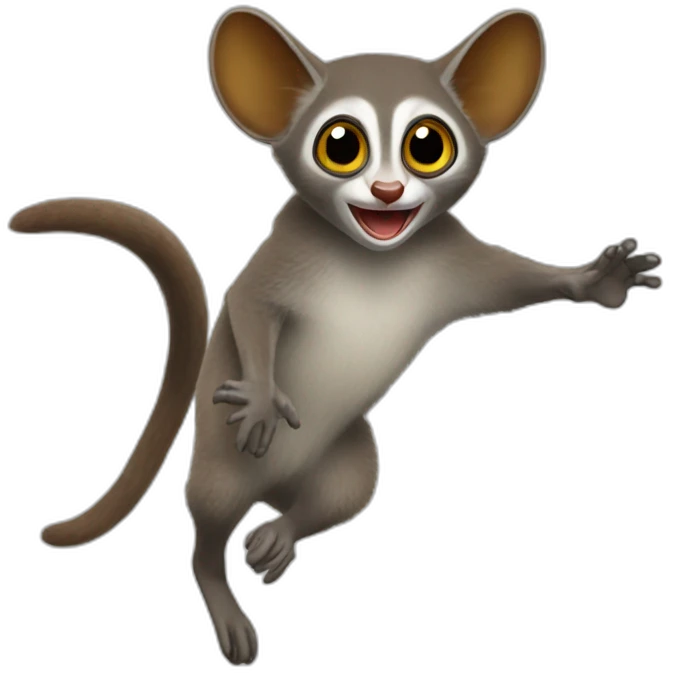 jumping galago senegalensis emoji