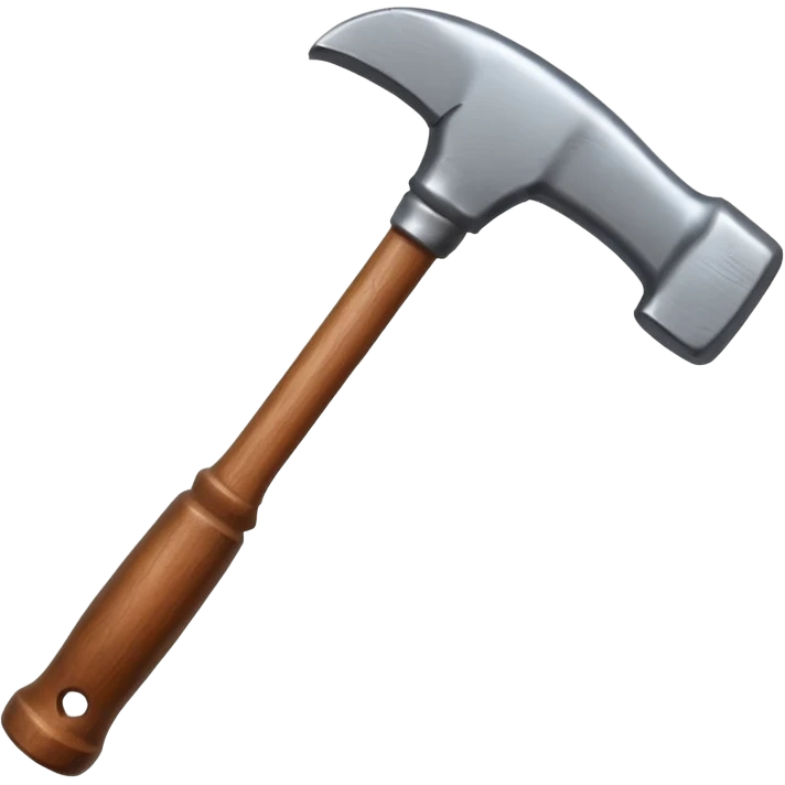 a default hammer, one hummer without anything else emoji