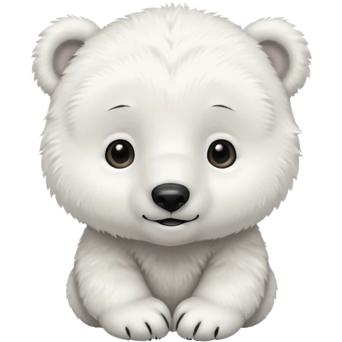 a baby polar bear



















 emoji