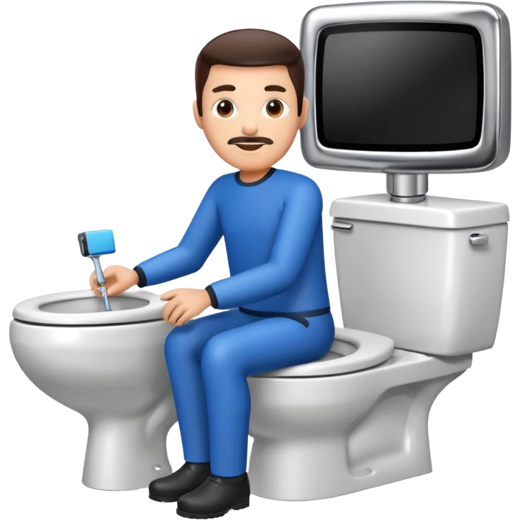 Large tv man from skibidi Toilet  emoji