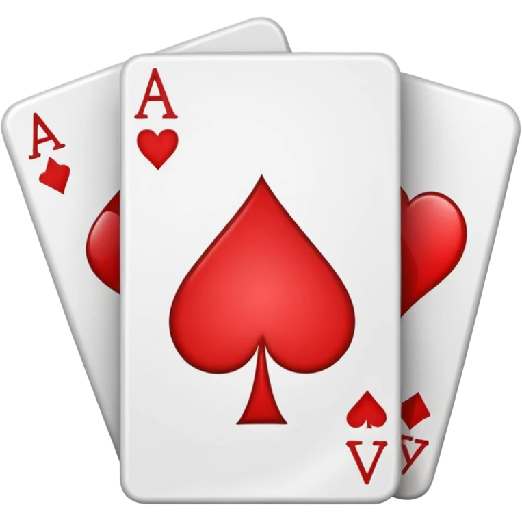 Triple aces card  emoji