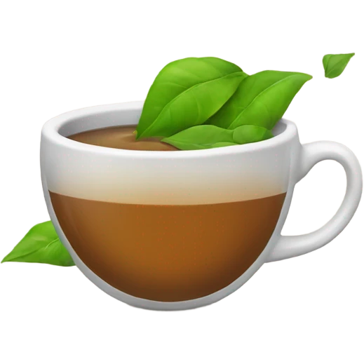 Spilling the tea leaves emoji