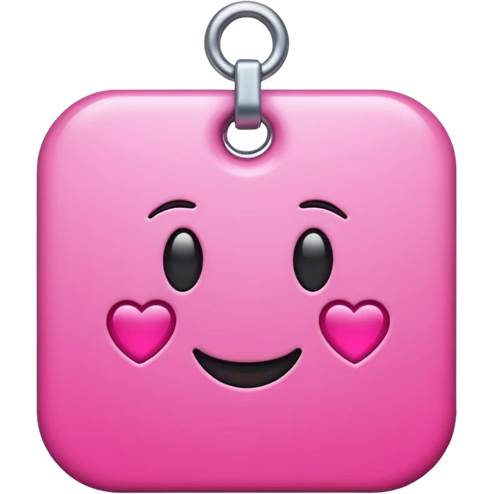 pink question tag emoji