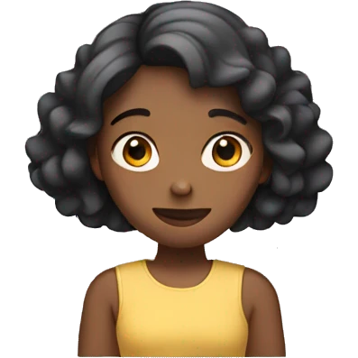 girl with hands  emoji