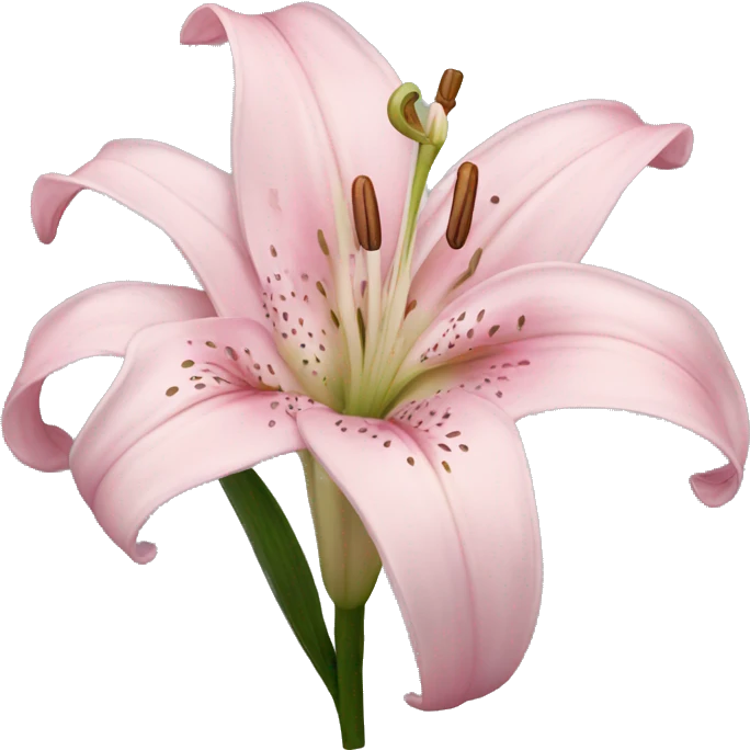 light pink lilium emoji