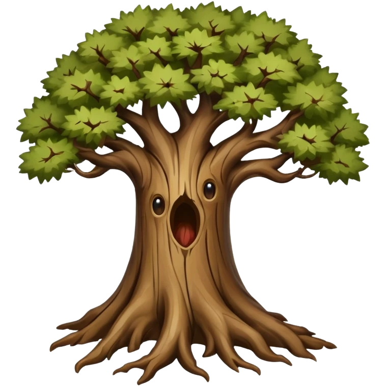 Hanging tree emoji