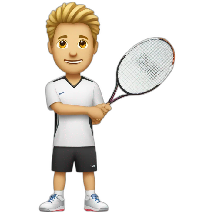Joueur de badminton emoji