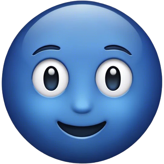 Dark Blue Emoji  emoji
