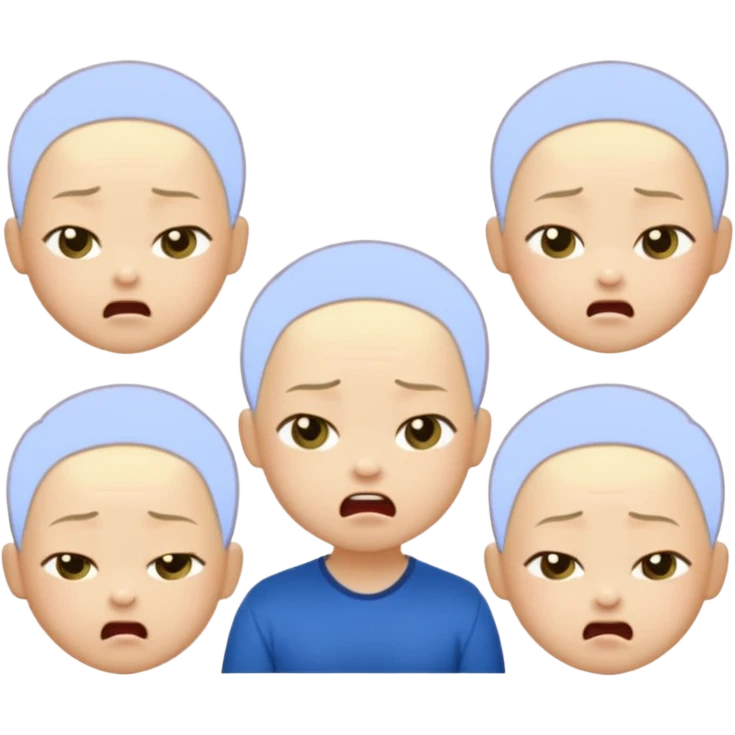 FOURTH NATTAWAT in a blonde bald hair
Convert the image into a set of chibi stickers (4x4 grid) outfit similar to this one including expressions of laughing being
angry,
crying, sulking, thinking, being sleepy, blowing kiss,winking, being suprised
 emoji