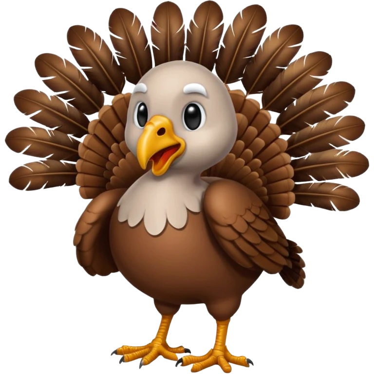Turkey playing football emoji