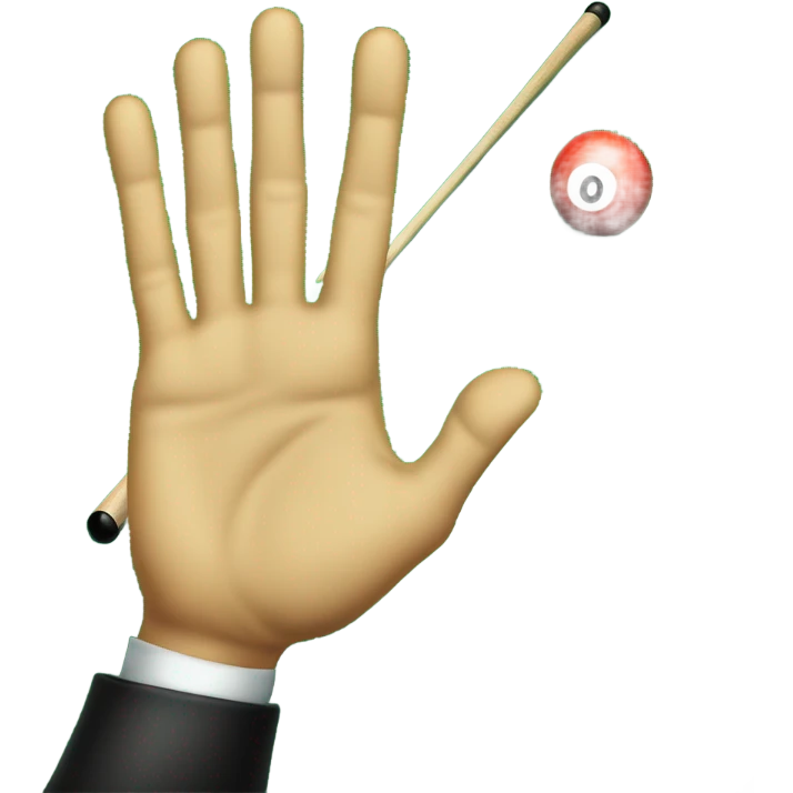 Ok sign playing pool emoji