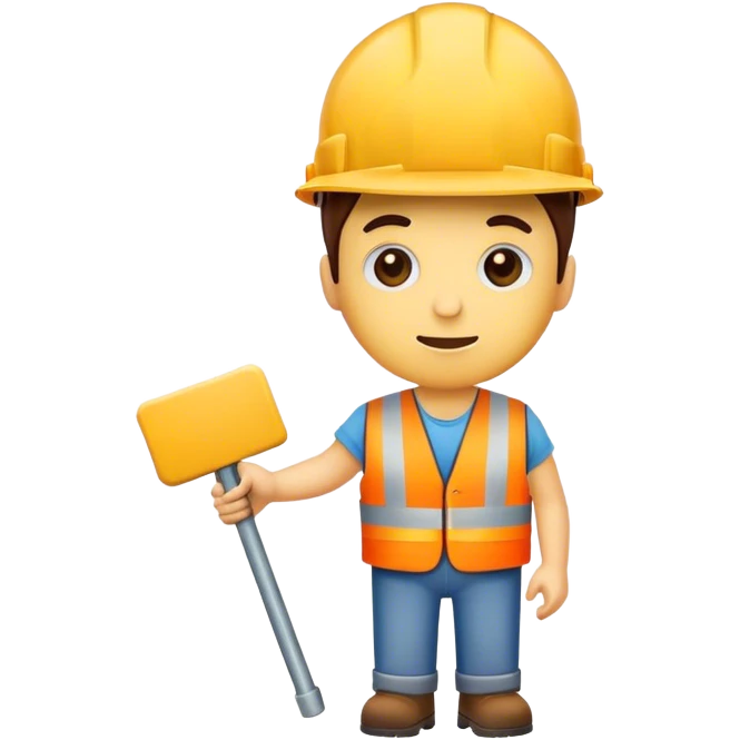 Construction sign emoji