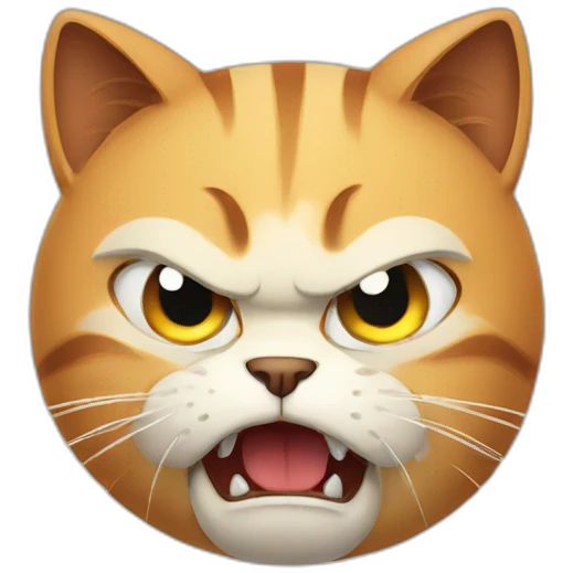 cat angry emoji