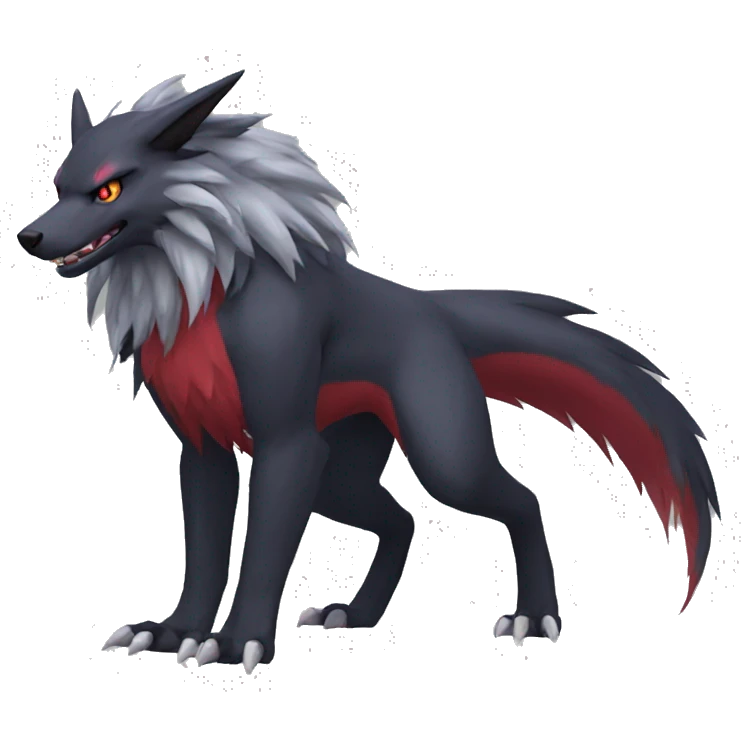 Nargacuga-Zoroark full body emoji