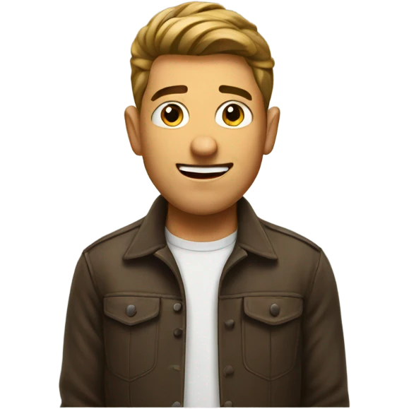 Guy with a big behind emoji