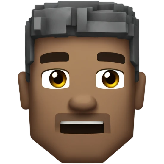 Steve from Minecraft emoji