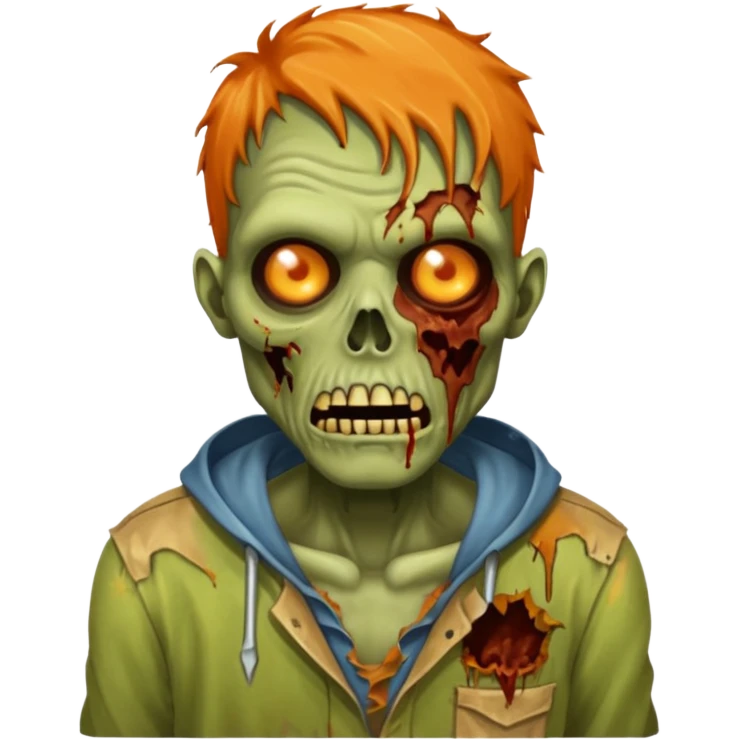 orange zombi emoji