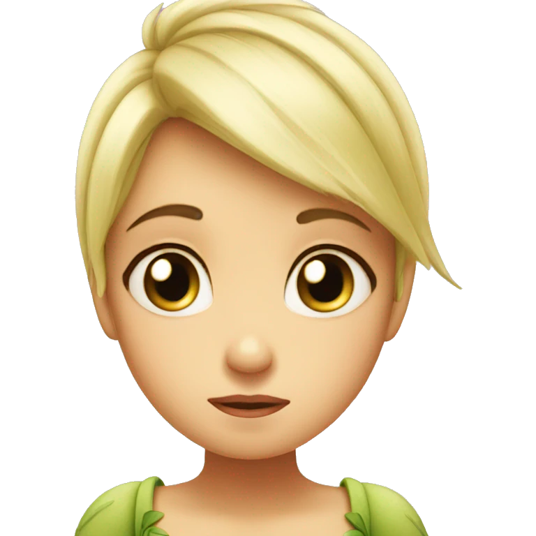 sad crying tinkerbell emoji