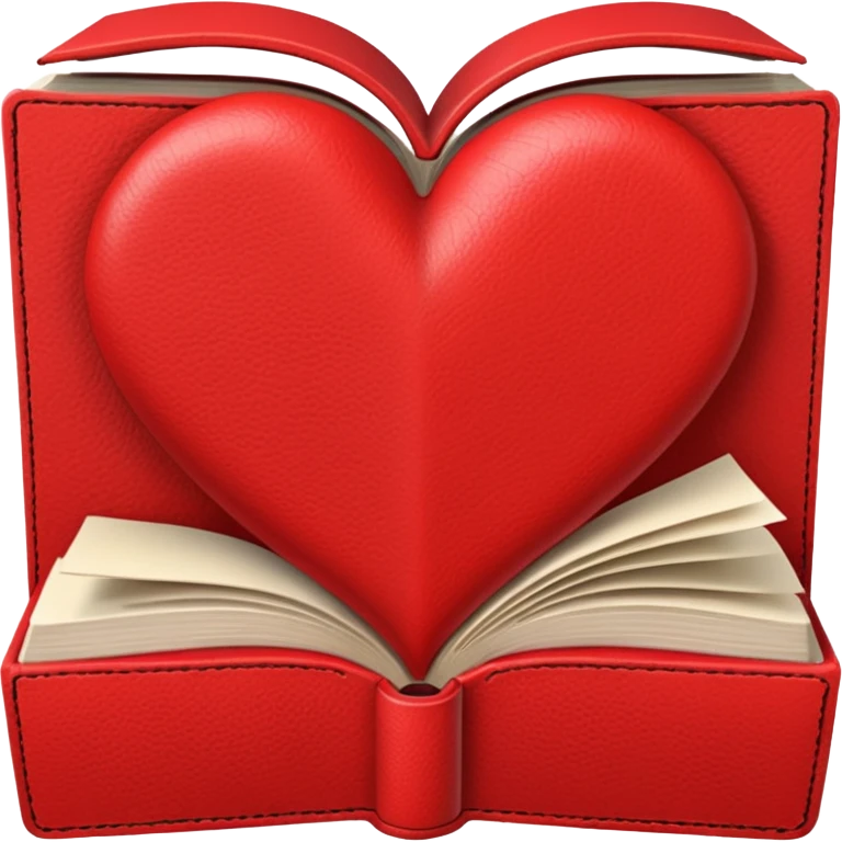 heart-shaped book emoji