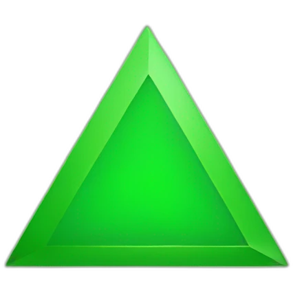 Green triangle emoji