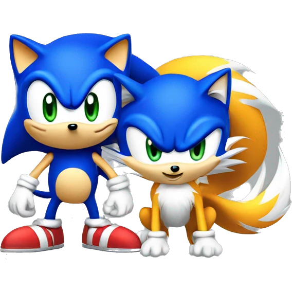 Sonic and tails emoji