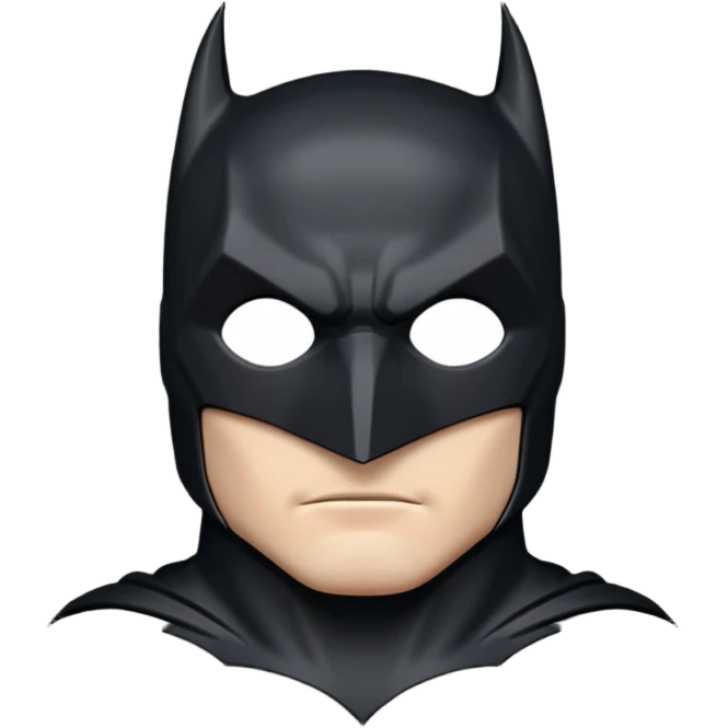 Make a emoji of batman logo emoji