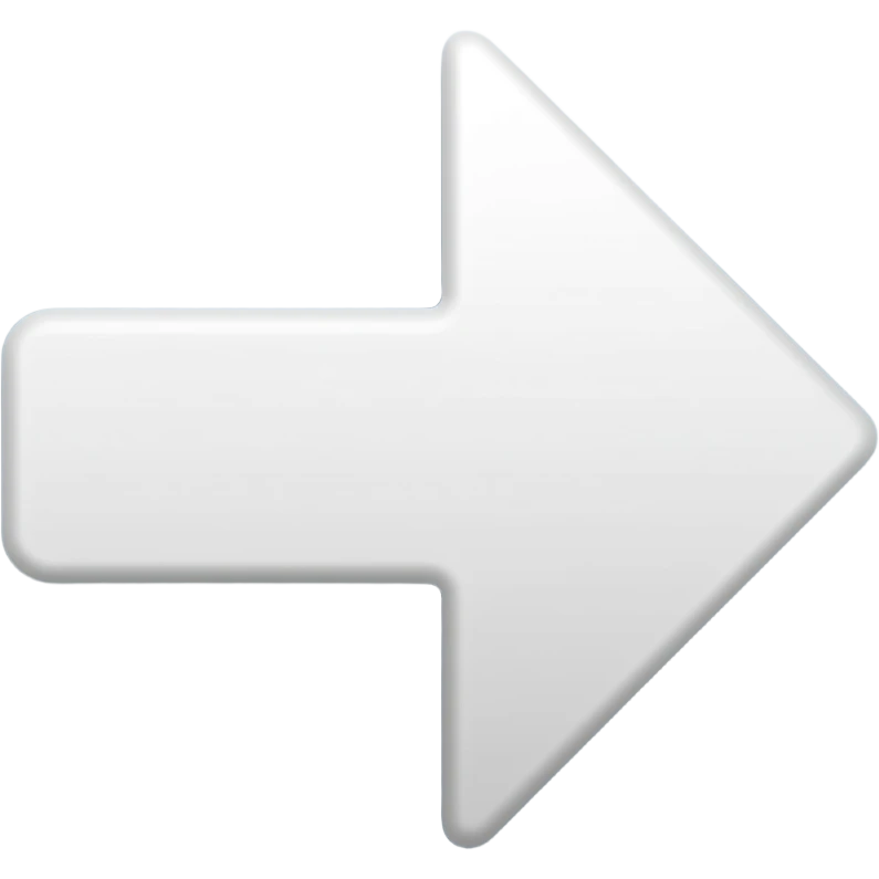 flecha derecha color blanco emoji
